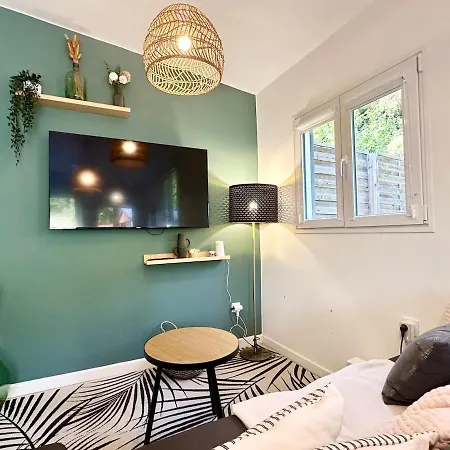 Cosy & Chill - 10 Min De La - Jardin, Netflix, Terrasse, Fibre & Parking 아파트 케인즈수르메르